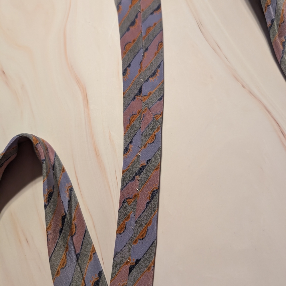 Striped Multicolor‎ Tie - Picture 8 of 8